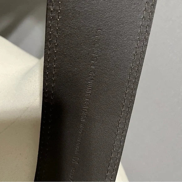 Chico’s Brown Genuine Leather Wide Belt