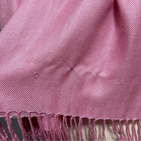 Pashmina Pink Silk Scarf