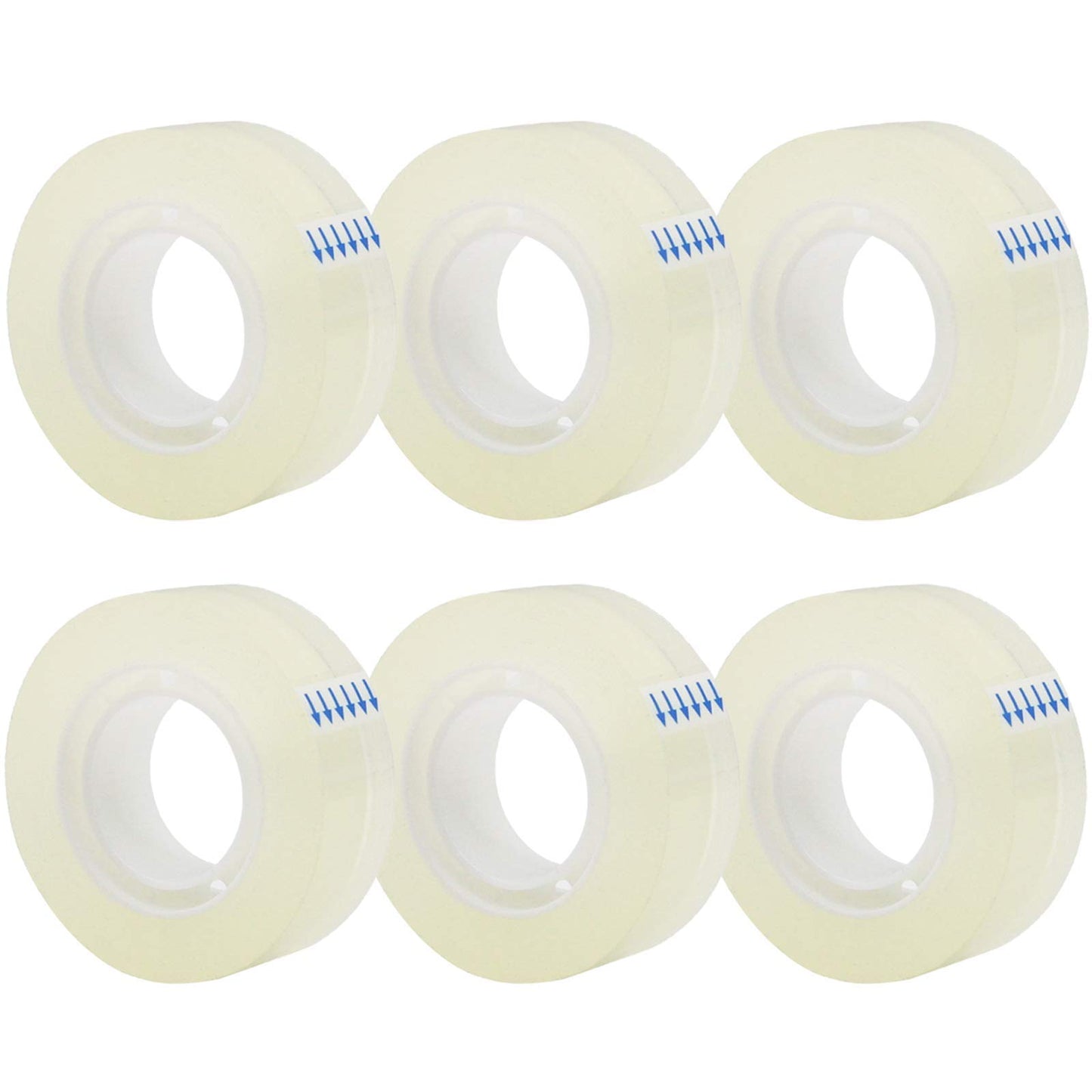 OWLKELA 6 Rolls Transparent Tape Refills, Clear Tape