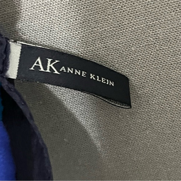 Anne Klein Blue | Green Silk Paisley Scarf