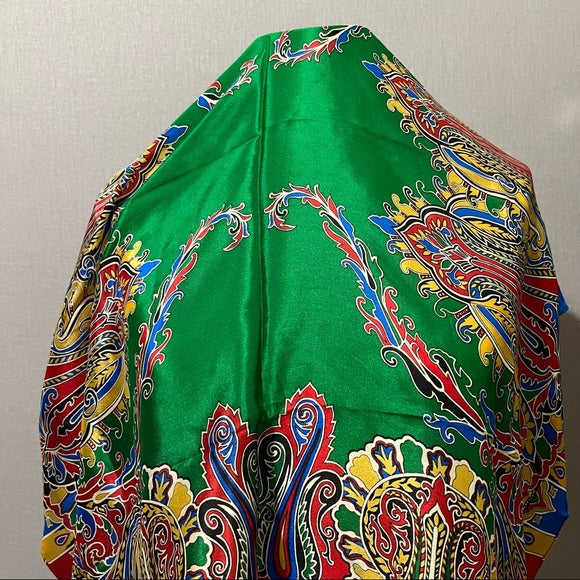Oscar De La Renta Rainbow Silk Scarf