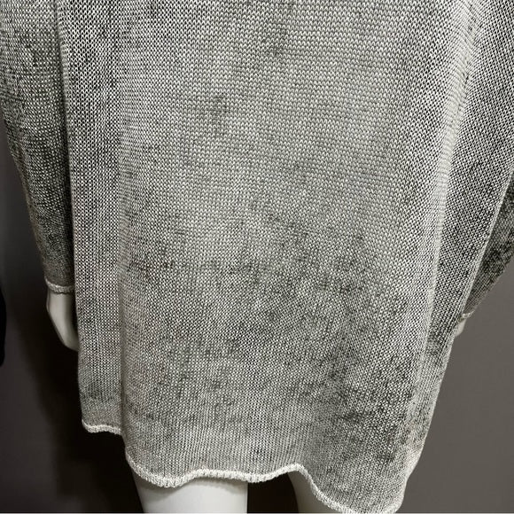 Nic & Zoe Linen Blend Crewneck Open Weave Sweater Sz-XL