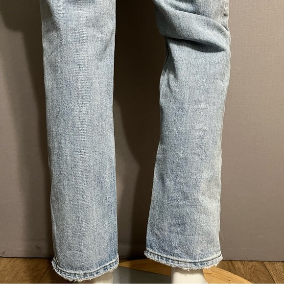 Pistola Distressed Light Wash Boyfriend Jeans Sz-26