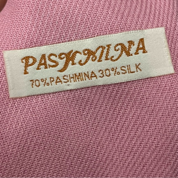 Pashmina Pink Silk Scarf