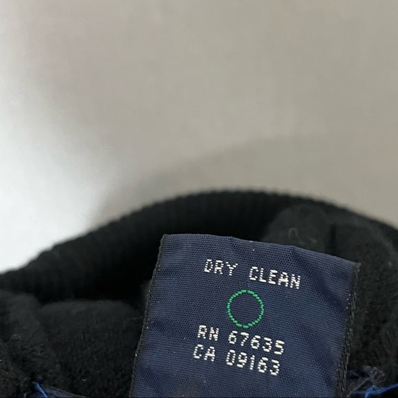 Ralph Lauren Black Lambswool | Cashmere Turtleneck Sz-Large