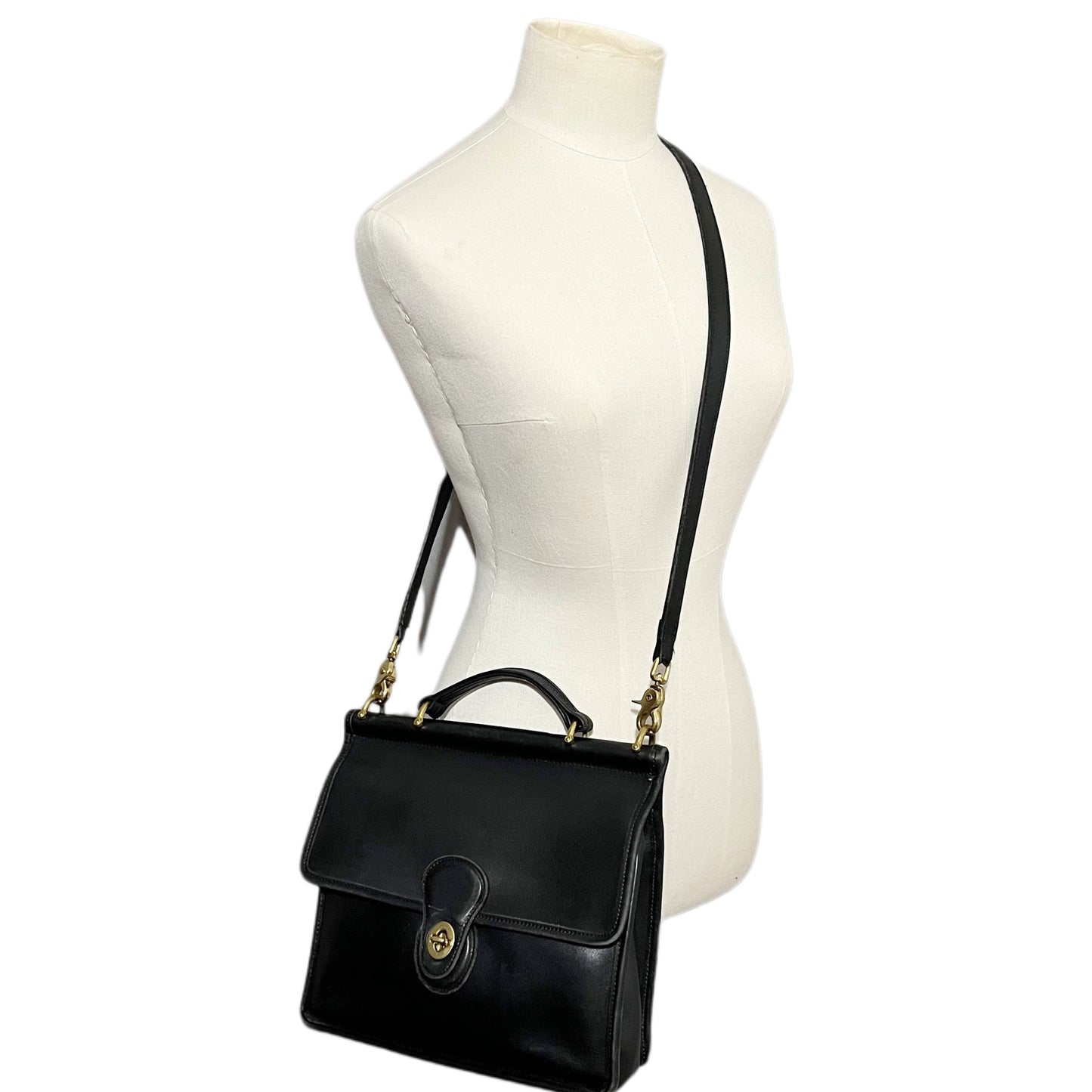 Vintage Coach Willis Leather Top Handle Bag 9927