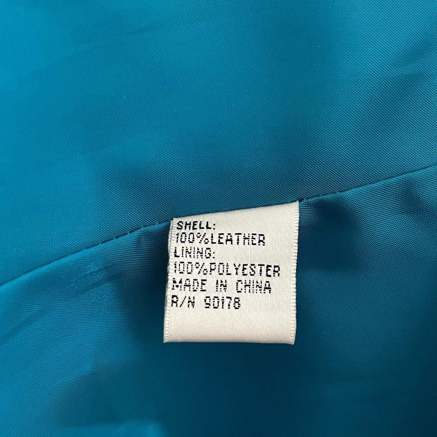Vintage Yvonne & Marie Turquoise Suede Leather Jacket Sz-4