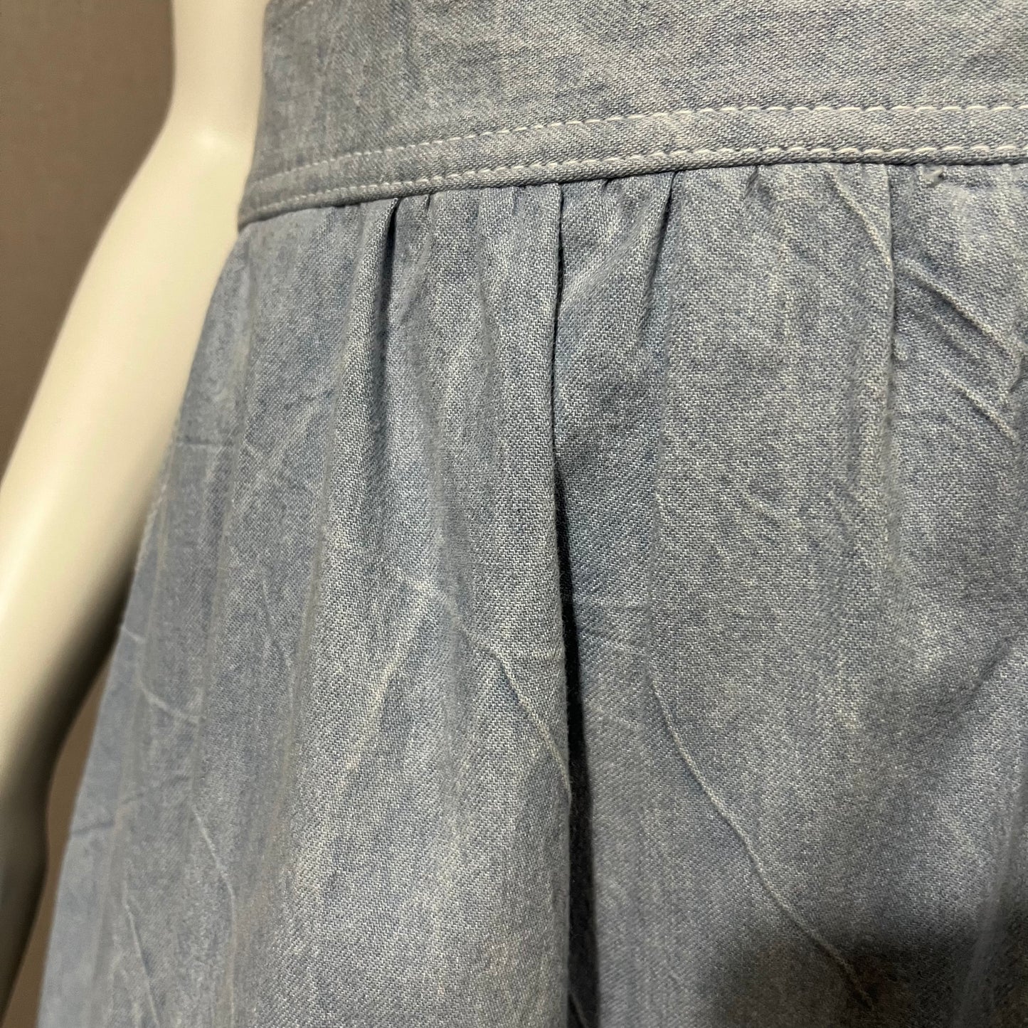 Vintage Caron Components Denim Jacket/Culottes 2pc Set Sz-Medium