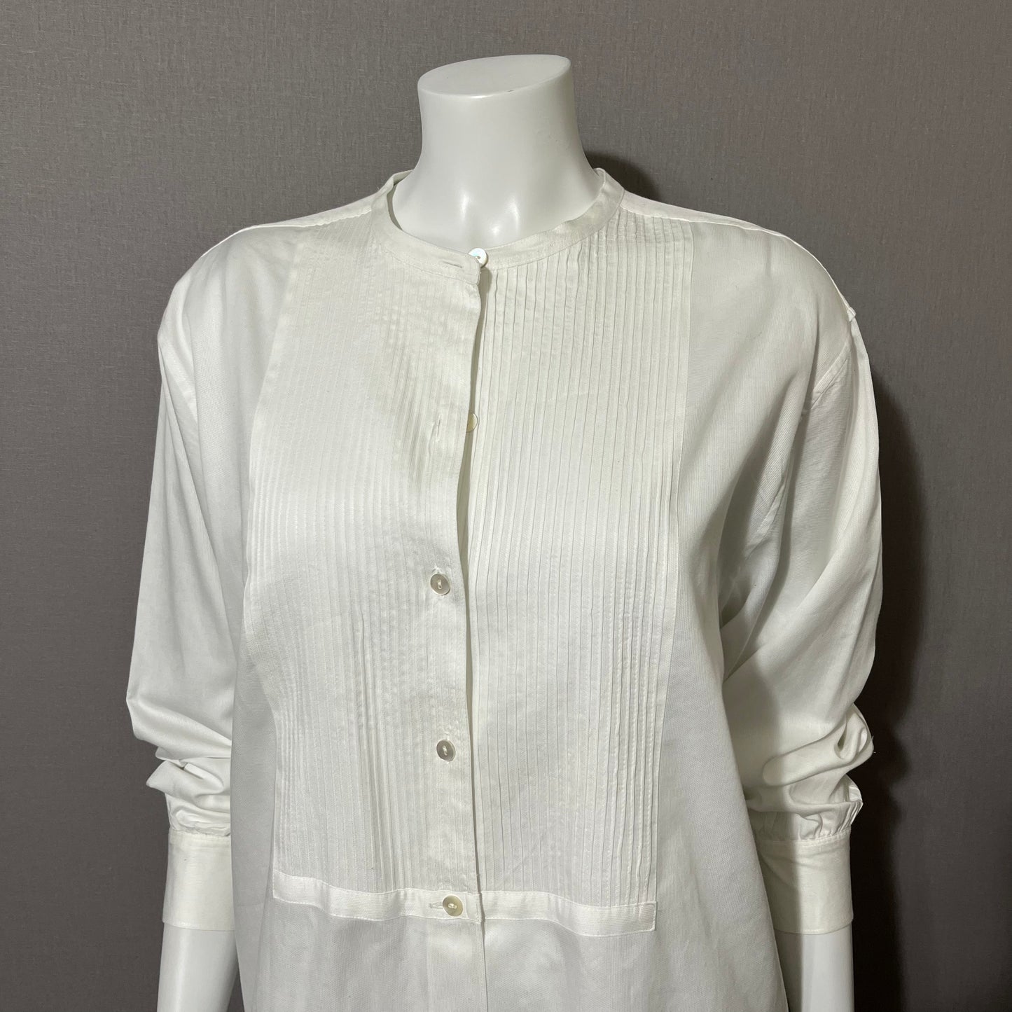 Banana Republic White Button Down Shirt/Dress Sz- Medium