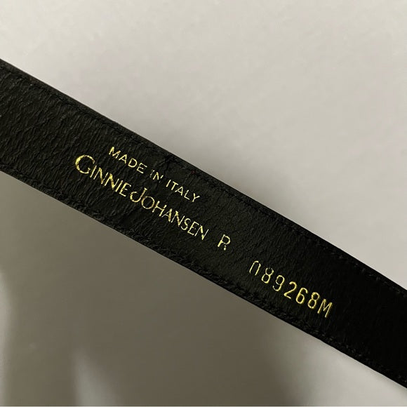 Vintage Ginnie Johanson Merlot Belt Sz-Medium
