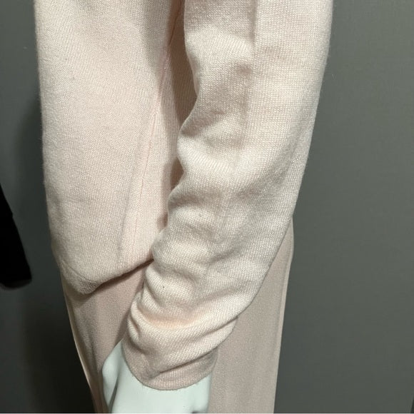 Croft & Barrow Light Pink 100% Cashmere V-Neck Sweater