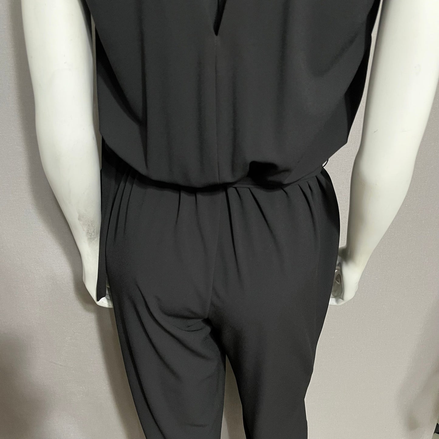 Banana Republic Black Sleeveless Jumpsuit Sz-6