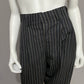 Culture Shock Striped Pleated Dress Pants Sz-6/8