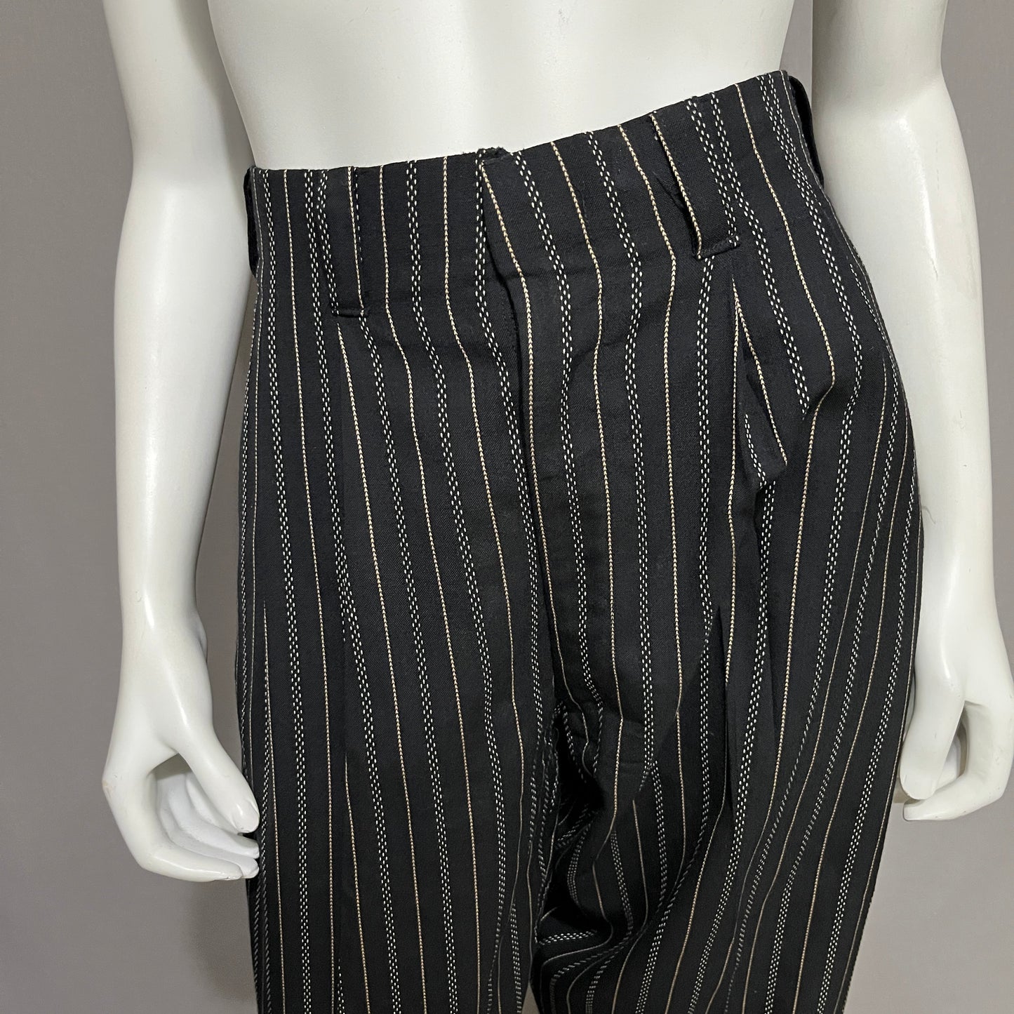 Culture Shock Striped Pleated Dress Pants Sz-6/8