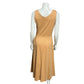 Neiman Marcus Ponte Knit Sleeveless Flare Casual Midi Dress Sz-Small