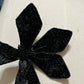 Baki Elegant Black Sequin Flower Brooch