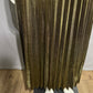 Metallic Pleated Maxi Skirt Sz-Large