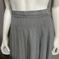 Samantha Taylor Gray A-Line Pleated Skirt Sz-6
