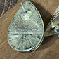Vintage America Blue and Silver Striped Earrings
