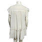 Free People Baby Blues Lace Embroidered Trim Tunic Babydoll Top Sz-Large