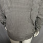 Jones New York Gingham Brown Button Front Top Sz-12