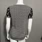 J. Crew Knit Geometric T-Shirt 100% Cotton T-Shirt Sz-Small