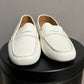 Women’s Flag Ltd. White Leather Driving Loafer 7.5