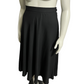 Vintage Russ Rayon Blend Black Circle Lightweight Midi Skirt Sz-8