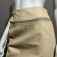 Anne Klein Cream Leather Skirt Sz-8