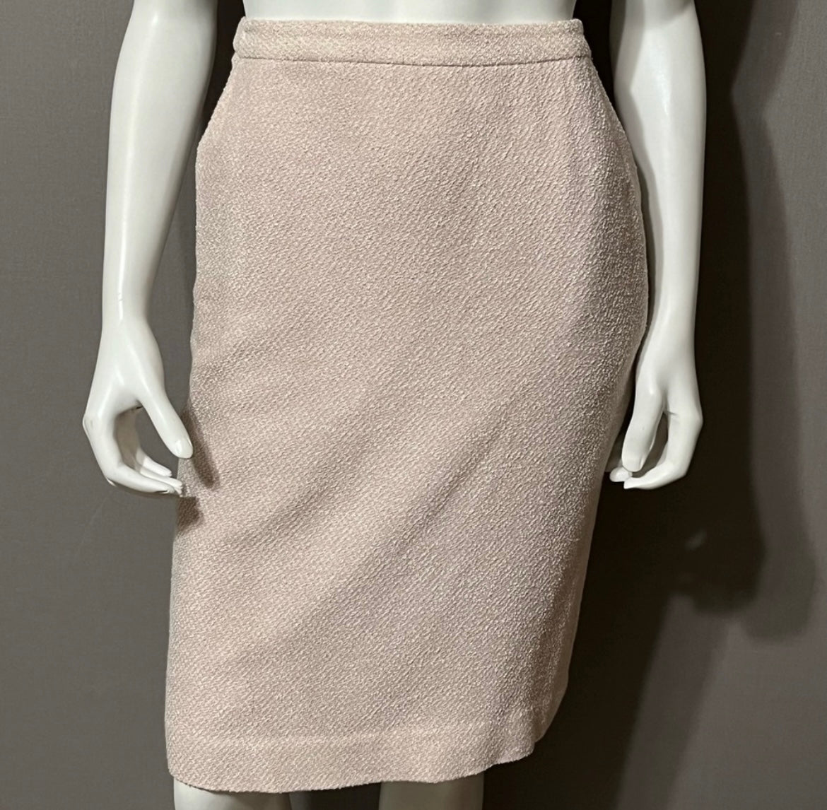 Vintage Rena Rowan Blush Pink Textured 2 Pc Set Sz-8
