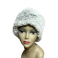 Elegant Gray Faux Fur Hat