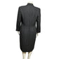 Vintage Women’s Pinstriped Wool Duster Jacket/ Dress Career Sz-12