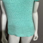 Coldwater Creek Mint Green Lightweight Short Sleeve Sweater Sz-Small