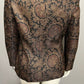 Collections For Le Suit Brown Paisley 3 Button Blazer Sz-12