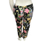 Talbots Petites Women’s Floral Cotton Capri Pants Sz-6/8