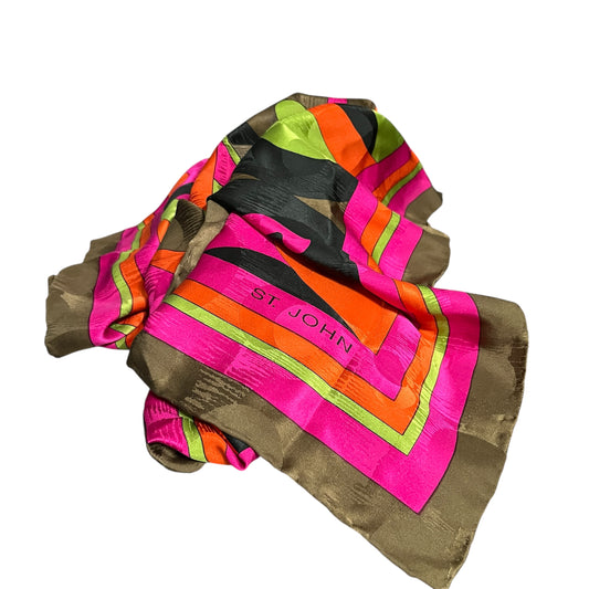 St. John Silk Multicolored Scarf