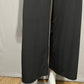 G.I.L.I. Black Pull On Stretch With Side Split Wide Leg Pants Sz-XXSP