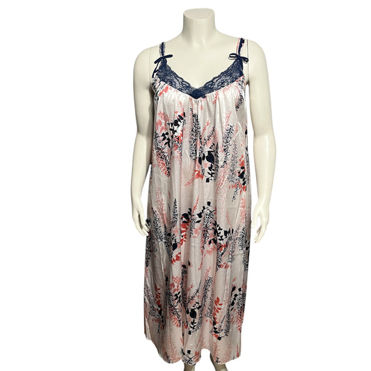 Oscar De La Renta Pink Label Lace Nightie Sz-Med/Lg