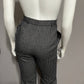 Vintage Anne Klein Striped Wool Lined High Waisted Pants Sz-6