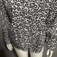 Chico's Monochrome Animal Print Top Sz-XL