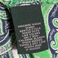 Lauren Ralph Lauren  Green Paisley Lightweight 100% Cotton Button Front Shirt Sz-Large