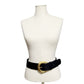 Vintage Dana Buchman Women’s Navy Wide Gold Buckle Belt Sz-32 Medium