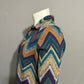 dressbarn Multicolor Chevron Button Down Shirt