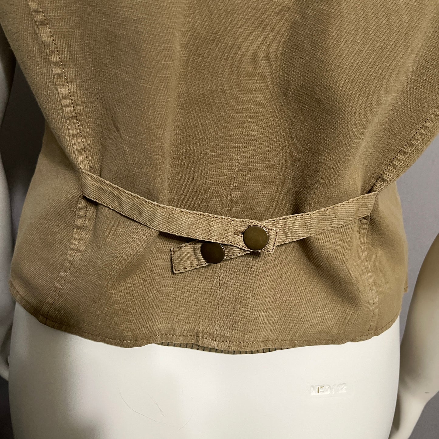 The Territory Ahead Khaki Cotton Vest