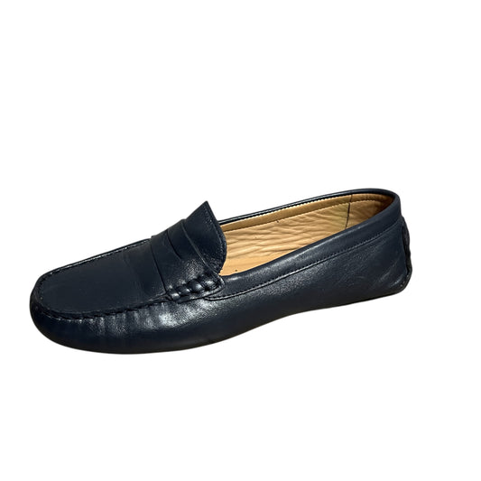 Flag Ltd Morgan Penny Loafer Navy Blue Suede  Driver/Moccasin Women sz 7.5