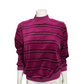 Vintage Fuchsia Striped Sweater Sz-Sm petite