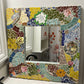 Mosaic Tile Floral RARE Wall Mirror