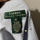 Lauren Ralph Lauren 100% Cotton Blue Checkered Print Shirt Sz-16