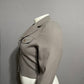 Vintage Georgiou Studio 100% Wool Taupe Cropped 3 Button Blazer Sz-14-XL