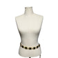 Vintage Gold & Black Chain Link Belt Sz-Large